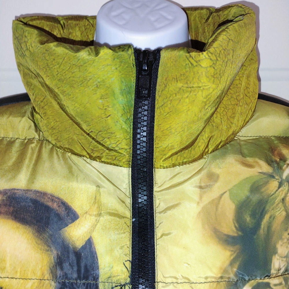 Trickz N' Treatz Cursed Image Skeleton Print Puffer Jacket - Picture 6 of 8
